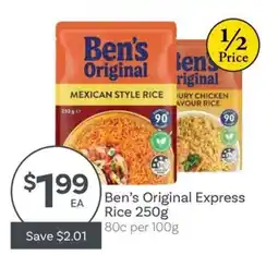 IGA Ben's Original Express Rice offer