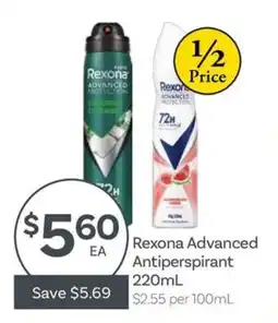 IGA Rexona Advanced Antiperspirant offer