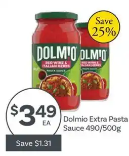 IGA Dolmio Extra Pasta Sauce offer