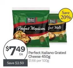 IGA Perfect Italiano Grated Cheese offer