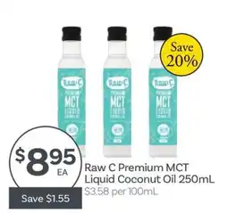 IGA Raw C Premium MCT Liquid Coconut Oil offer