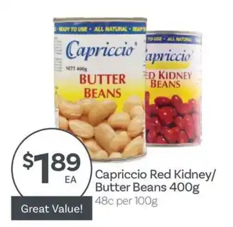 IGA Capriccio Red Kidney/Butter Beans offer