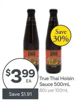 IGA True Thai Hoisin Sauce offer