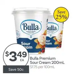 IGA Bulla Premium Sour Cream offer