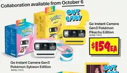 JB Hi-Fi Go Instant Camera Gen3 Pokémon Pikachu Edition offer