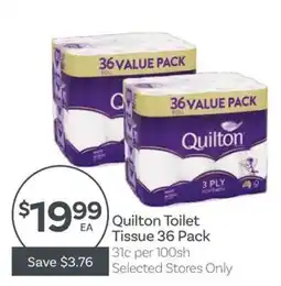 IGA Quilton Toilet Tissue 36 Pack offer
