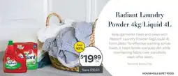 IGA Radiant Laundry Powder offer