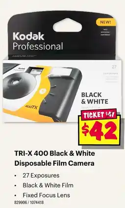 JB Hi-Fi Kodak Professional TRI-X 400 Black & White Disposable Film Camera offer