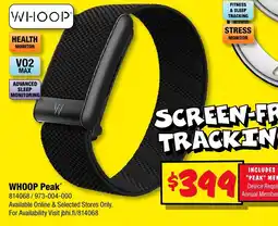 JB Hi-Fi WHOOOP Peak offer