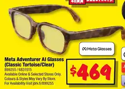 JB Hi-Fi Meta Adventurer AI Glasses offer