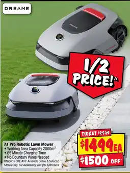 JB Hi-Fi Dreame A1 Pro Robotic Lawn Mower offer
