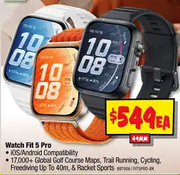 JB Hi-Fi Watch Fit 5 Pro offer
