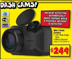 JB Hi-Fi Garmin Mini 3 Dash Camera offer