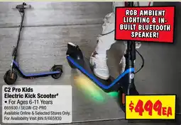 JB Hi-Fi C2 Pro Kids Electric Kick Scooter offer