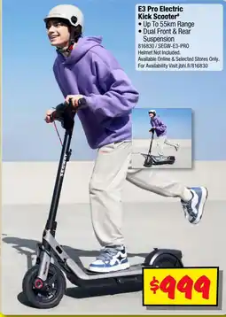 JB Hi-Fi Segway E3 Pro Electric Kick Scooter offer