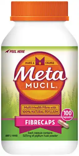 Soul Pattinson Chemist Metamucil Fibrecaps 100 Capsules offer