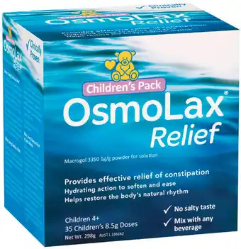 OsmoLax Relief Children's Pack