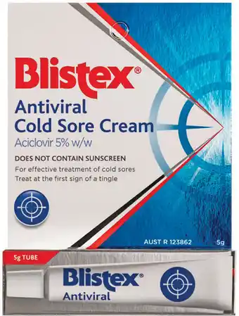 Pharmacist Advice Blistex Antiviral Cold Sore Cream offer