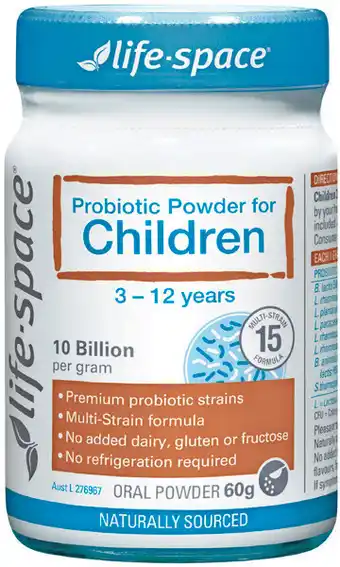 Life-Space Probiotic Powder for Children 3 - 12 Years