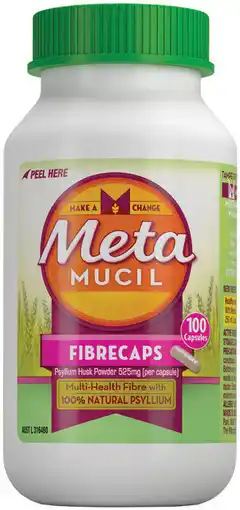 Pharmacist Advice Metamucil Fibrecaps 100 Capsules offer