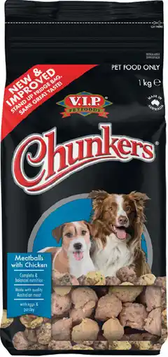 IGA V.I.P. Chunkers Fresh Dog Food Selected Varieties (Refrigerated Pet Food) offer