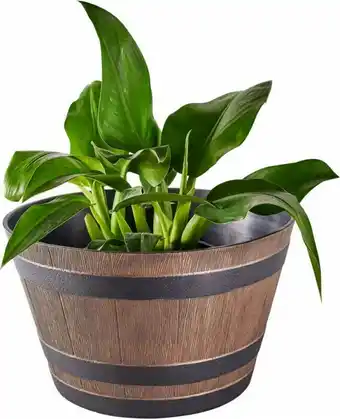 Coles Large Barrel Planter offer