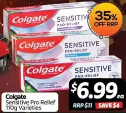 Your Discount Chemist Colgate Sensitive Pro Relief Varieties offer