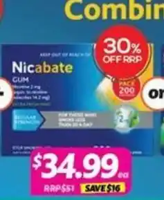 Your Discount Chemist Nicabate Gum offer