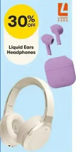 BIG W Liquid Ears Headphones offer
