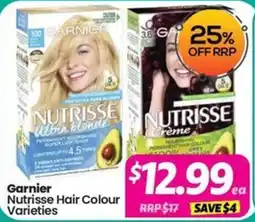 Your Discount Chemist Garnier Nutrisse Hair Colour Varieties offer