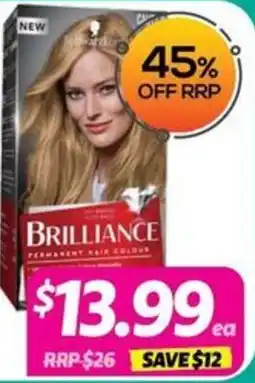 Your Discount Chemist Brilliance Permanent Hair Colour offer