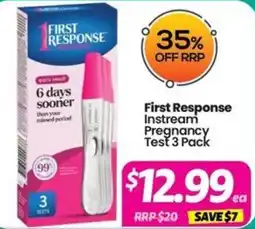 Your Discount Chemist First Response Instream Pregnancy Test offer