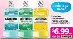 Your Discount Chemist Listerine Mouthwash offer