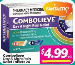 Your Discount Chemist Combolieve Day & Night Pain Relief Tablets offer