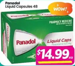 Your Discount Chemist Panadol Liquid Capsules offer