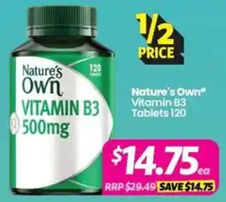 Your Discount Chemist Nature's Own Vitamin B3 Tablets offer