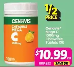 Your Discount Chemist Cenovis Chewable Mega C offer
