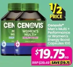 Your Discount Chemist Cenovis Women's Multi+ Energy Boost offer