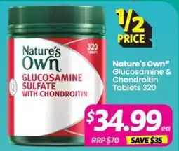 Your Discount Chemist Nature's Own Glucosamine Sulfate with Chondroitin offer