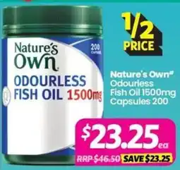 Your Discount Chemist Nature's Own Odourless Fish Oil offer