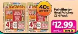 Your Discount Chemist Pain Blaster Heat Patches offer