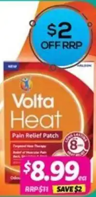 Your Discount Chemist Volta Heat Pain Relief Patch offer