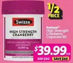 Your Discount Chemist Swisse High Strength Cranberry offer