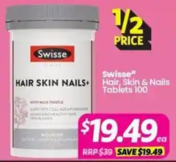 Your Discount Chemist Swisse Hair Skin Nails+ offer