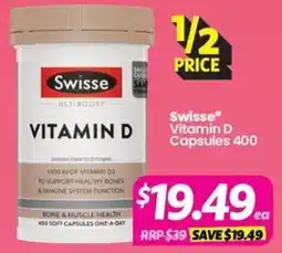 Your Discount Chemist Swisse Vitamin D Capsules offer