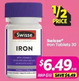 Your Discount Chemist Swisse Iron Tablets offer