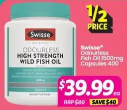 Your Discount Chemist Swisse Odourless High Strength Wild Fish Oil offer