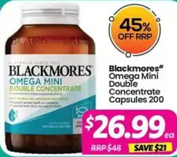 Your Discount Chemist Blackmores Omega Mini Double Concentrate offer
