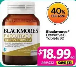 Your Discount Chemist Blackmores Executive B Stress Formula offer