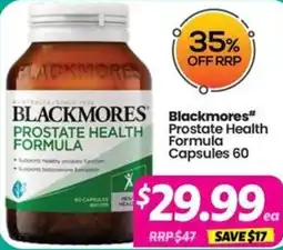 Your Discount Chemist Blackmores Prostate Health Formula offer